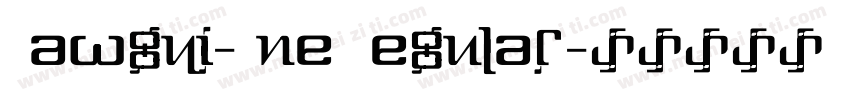 Zawgyi-One Regular字体转换